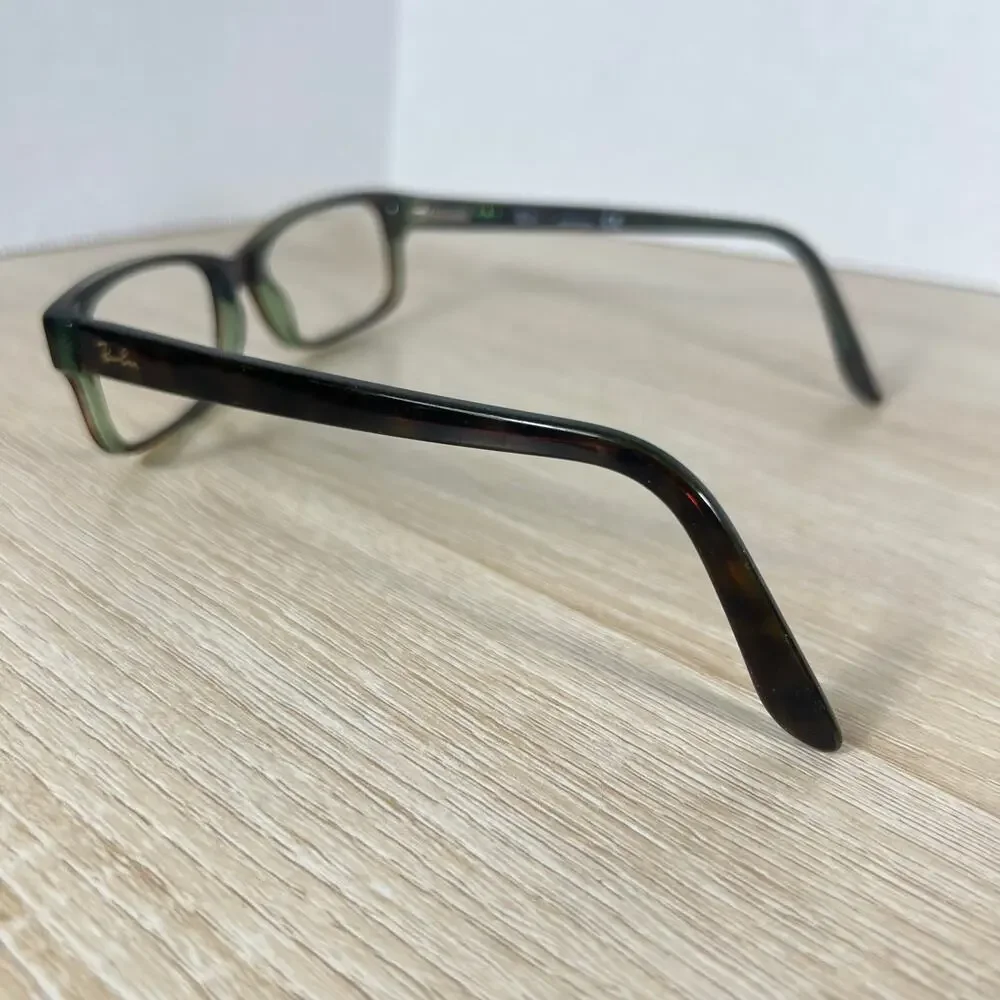 Ray-Ban RB5187 2445 Eyeglasses Brown Green Frames Only 52-16-140